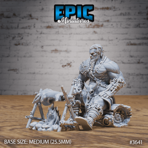 Barbarian Tribe Male Resting
