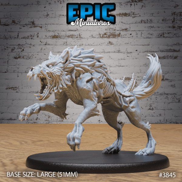 Undead Dire Wolf Roar