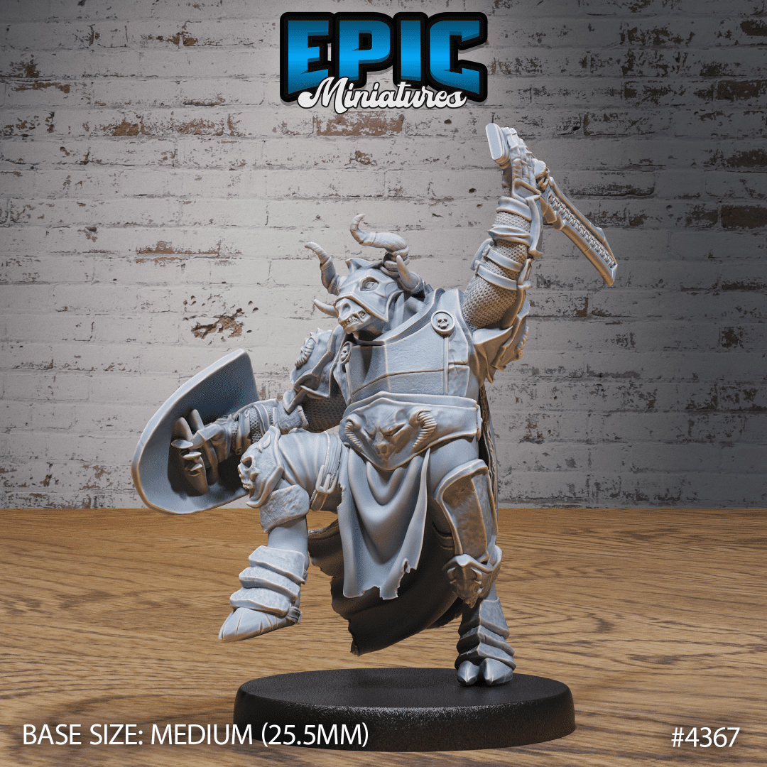 Minotaur Paladin Attack