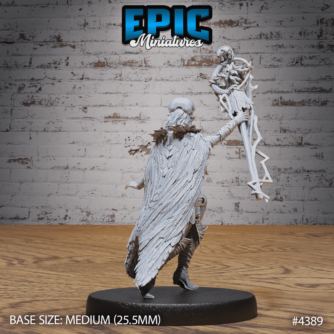 Raven Wizard Female Attack - Image 2