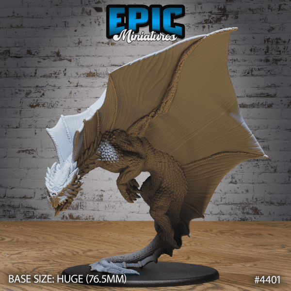 Brown Dragon Flying