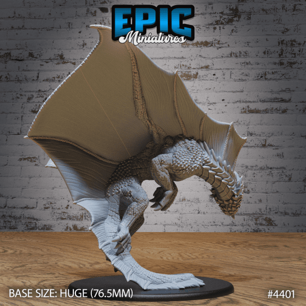 Brown Dragon Flying - Image 2