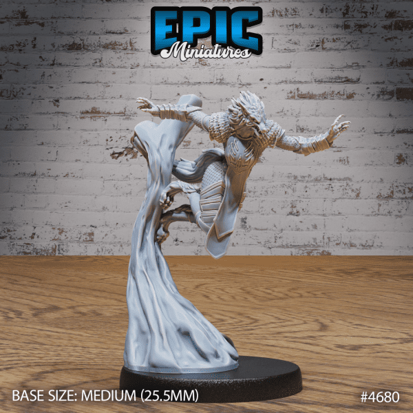 Werewolf Armored Female Jump