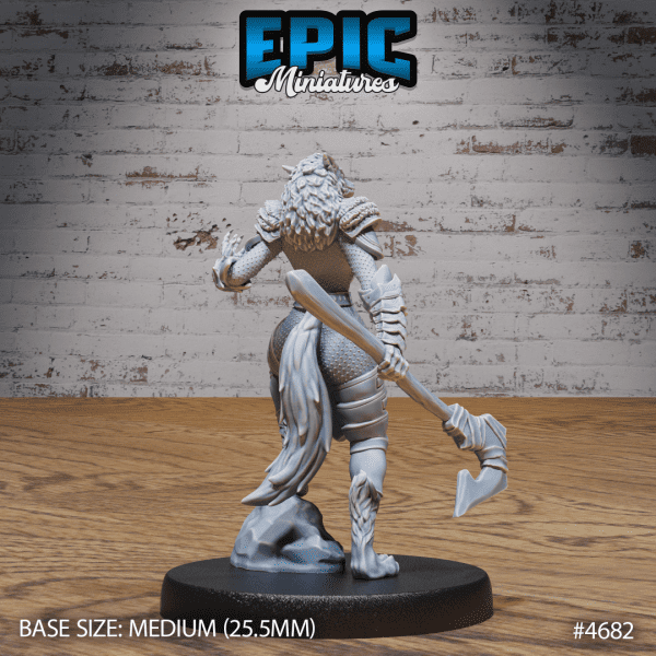 Werewolf Armored Female Axe v2 - Image 2