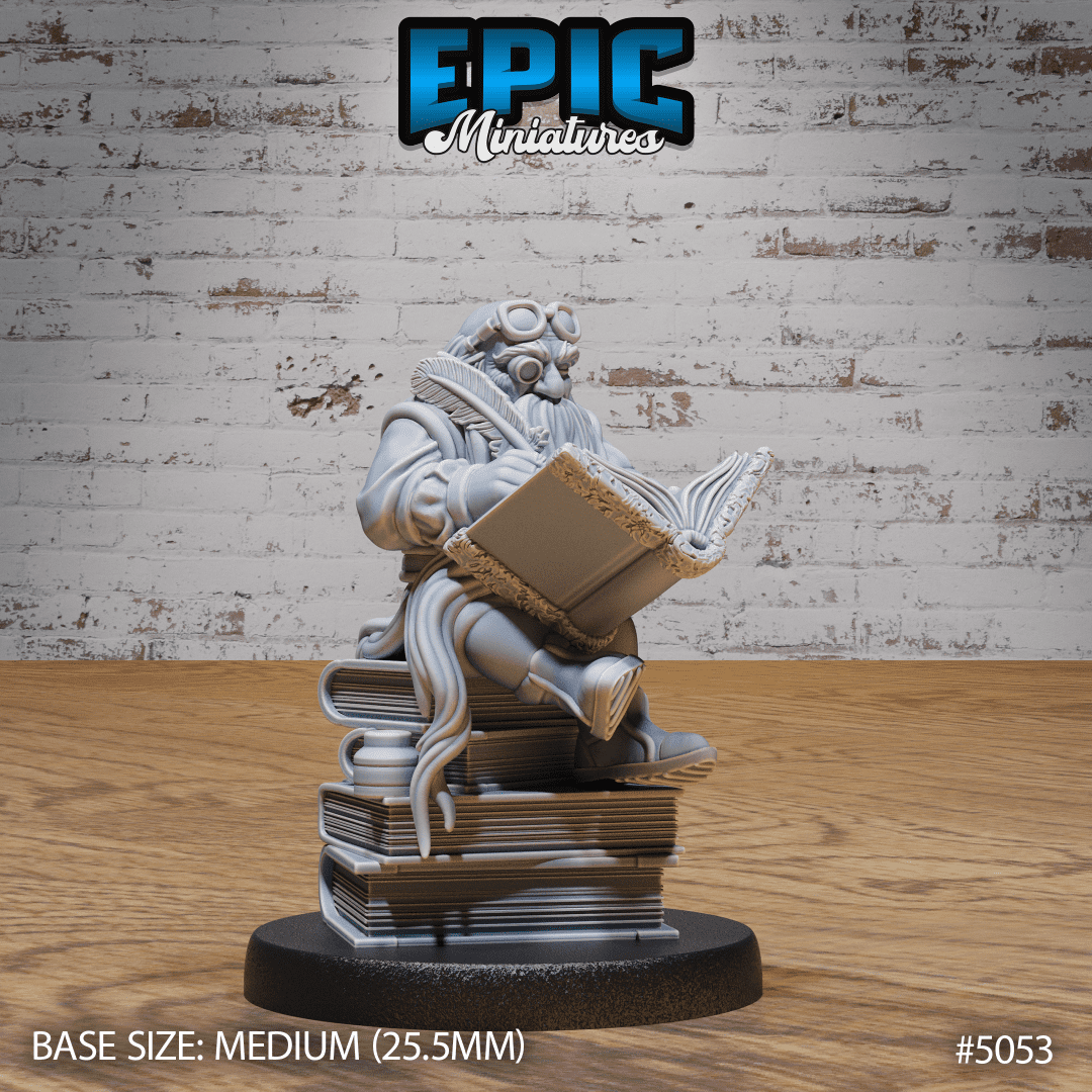 Halfling Villager Librarian