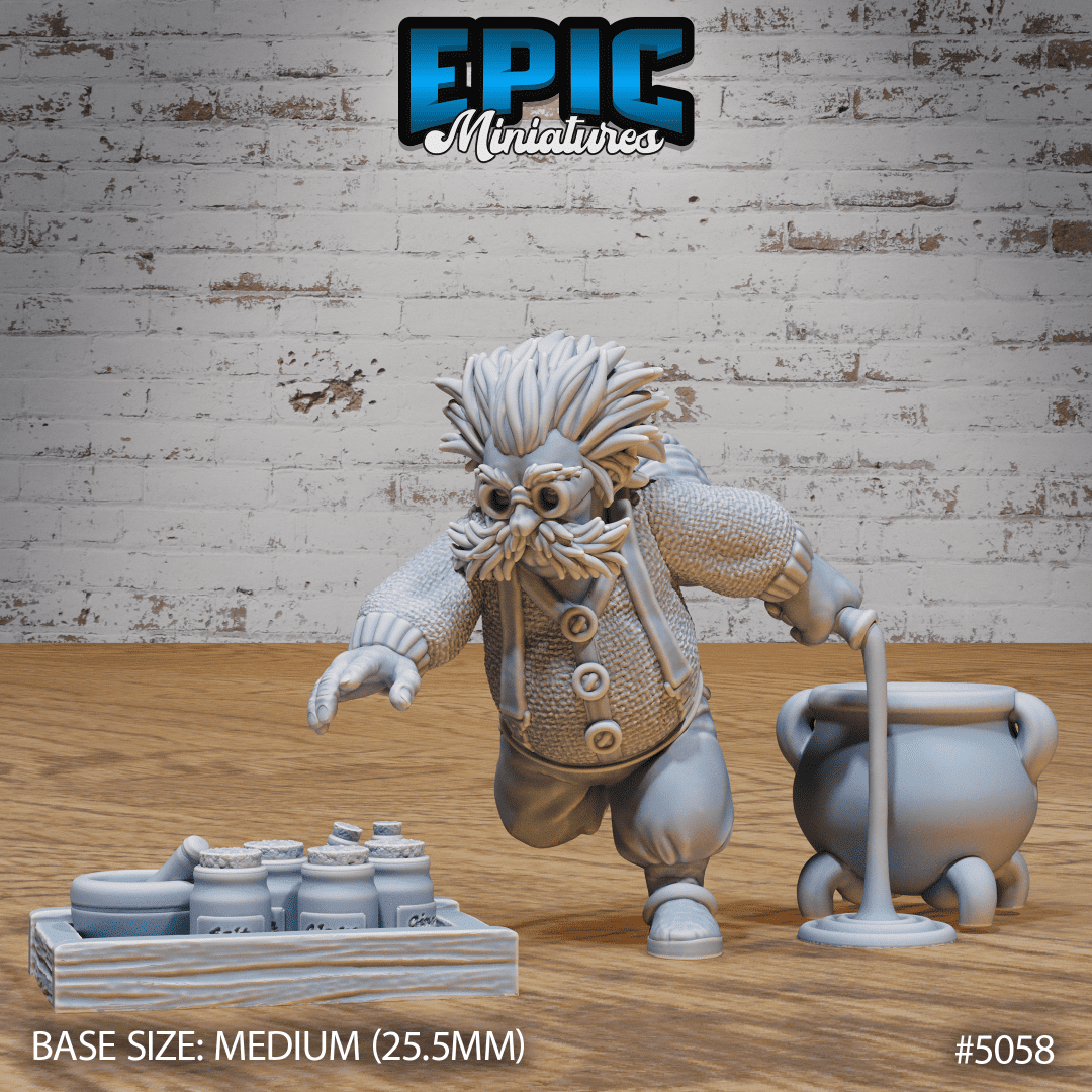 Halfling Villager Alchemist